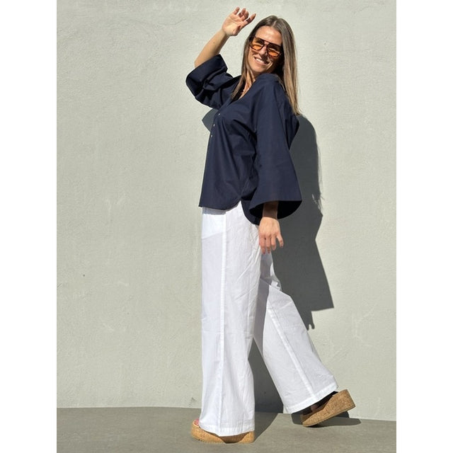 BLUS Mumbai poplin Dark blue