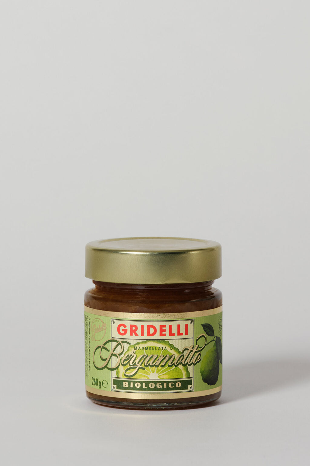 GRIDELLI Ekologisk Bergamottmarmelad 260g
