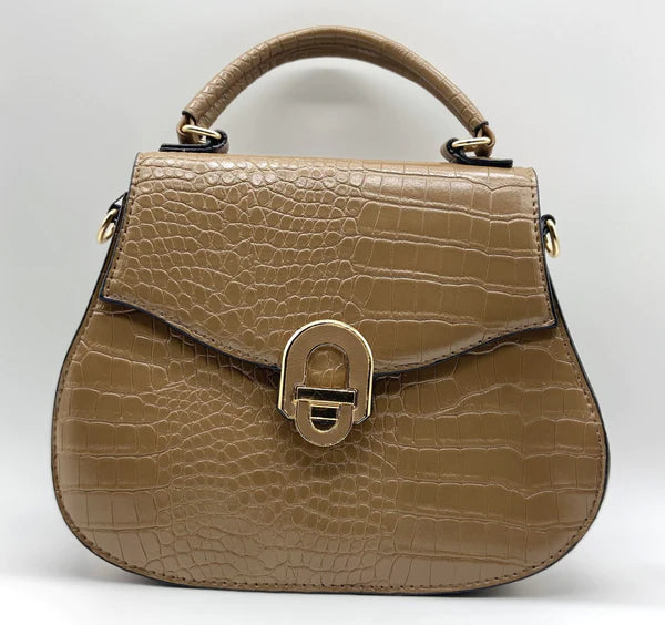 VÄSKA taupe kroko