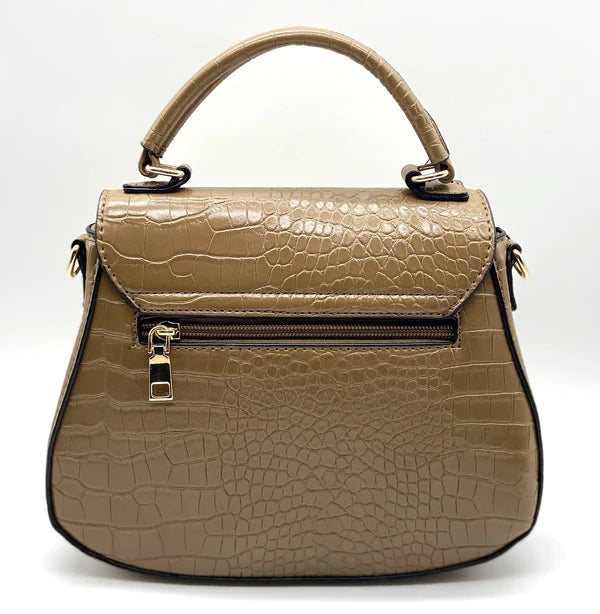 VÄSKA taupe kroko
