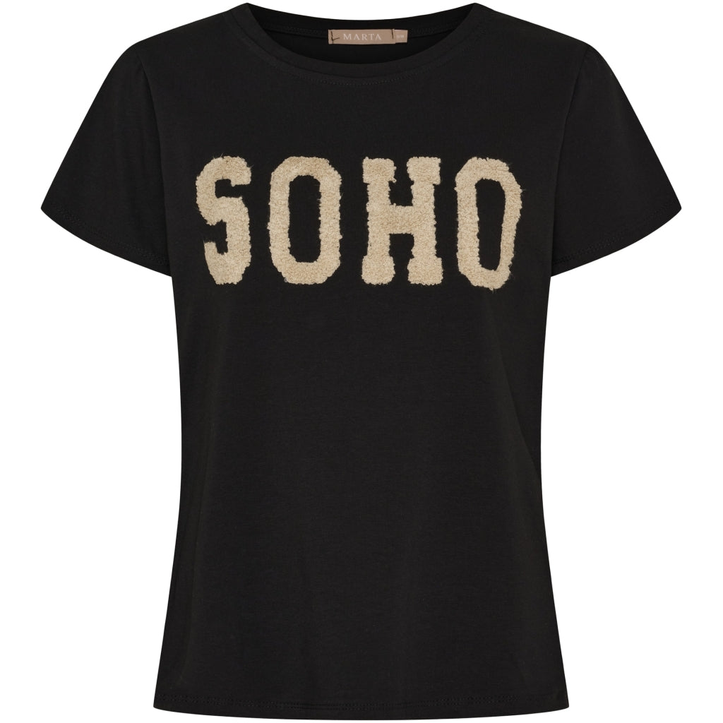 T-SHIRT Svart SOHO
