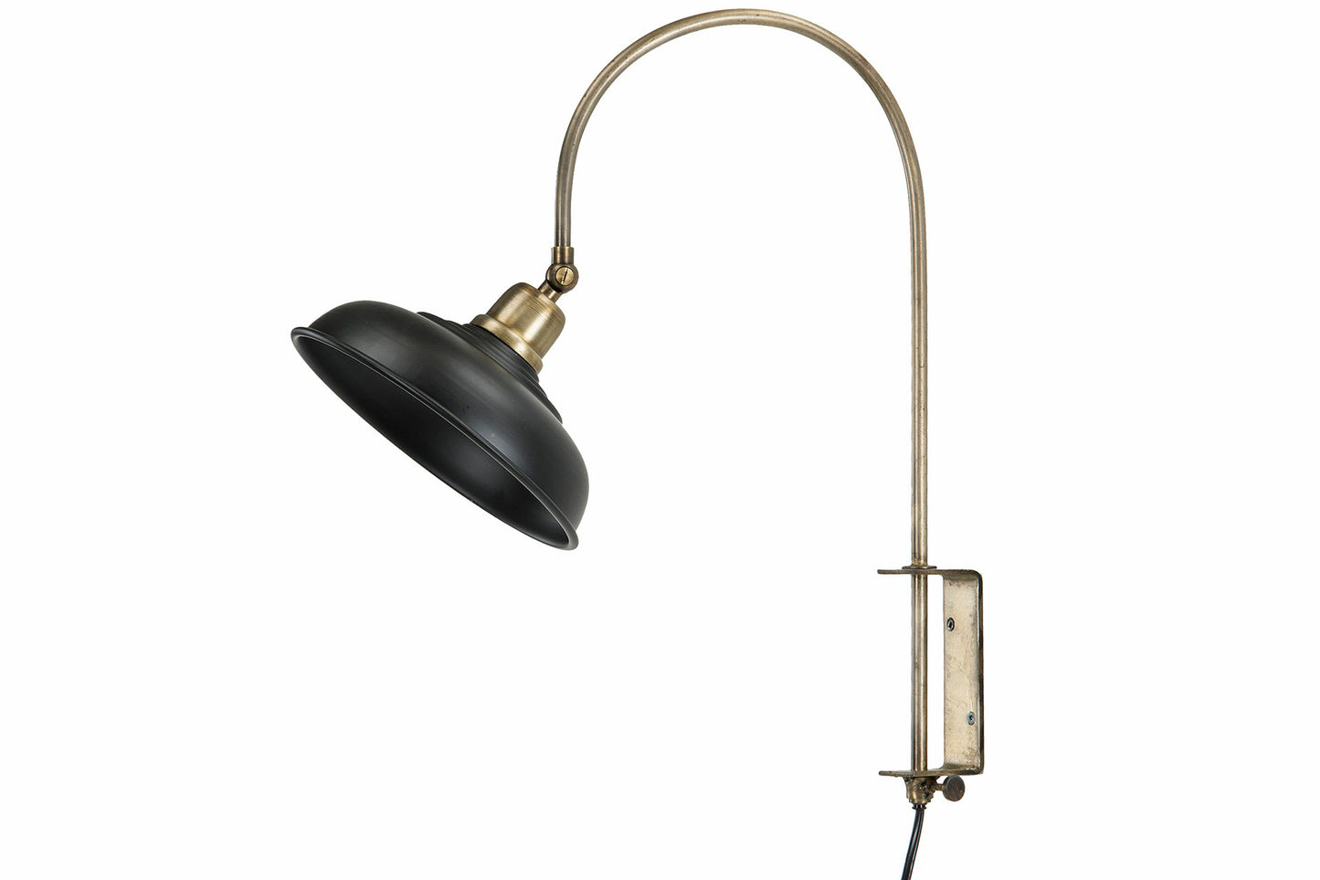 VÄGGLAMPA svart