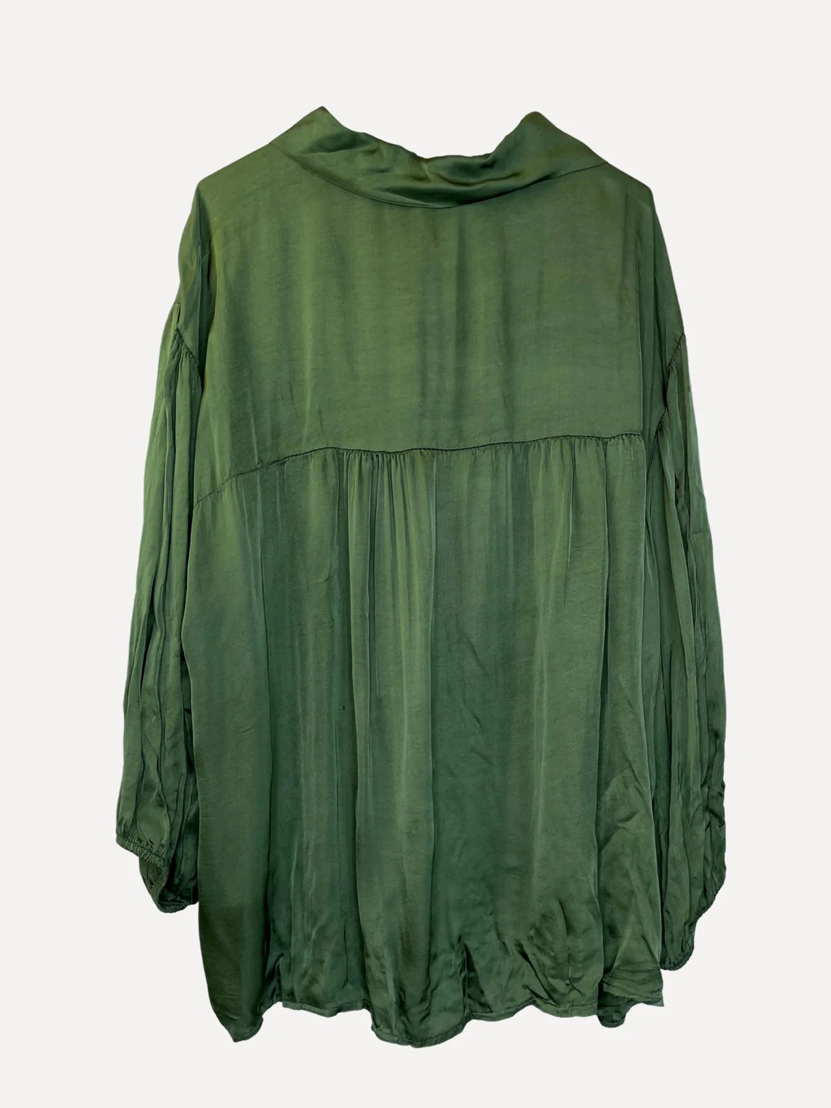 SKJORTA forest green/blank