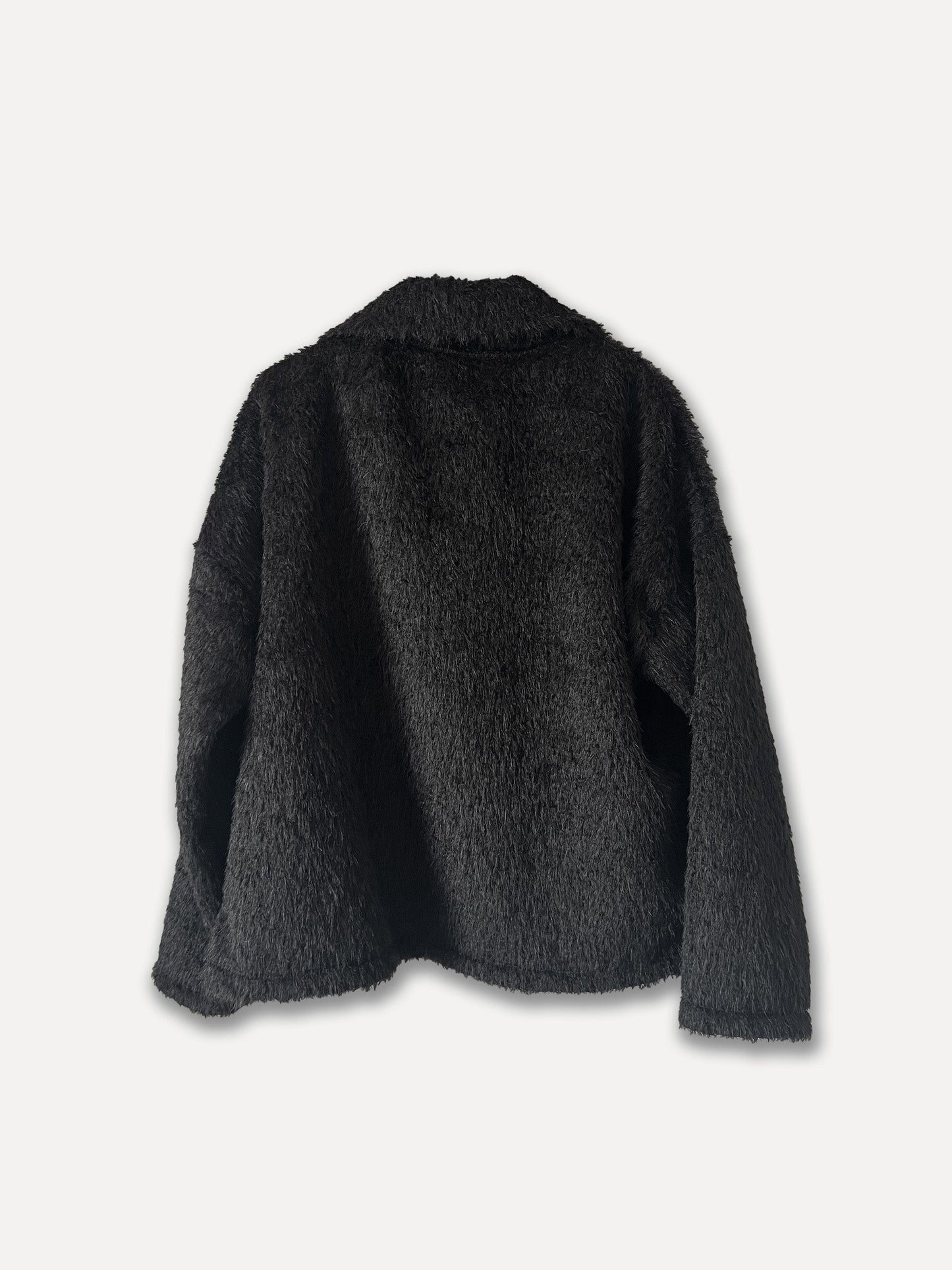PÄLSJACKA Svart