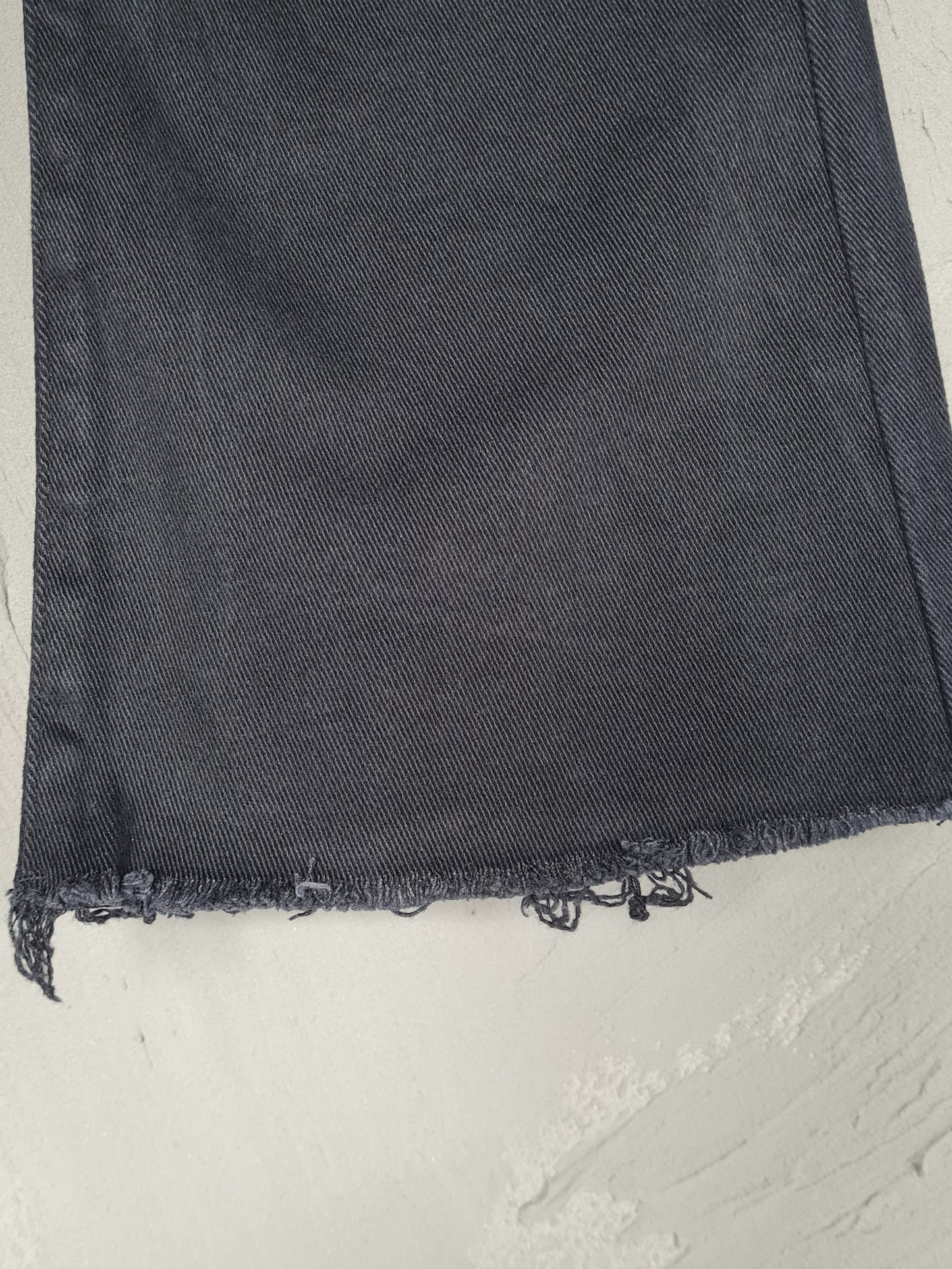 JEANS mini flare svart
