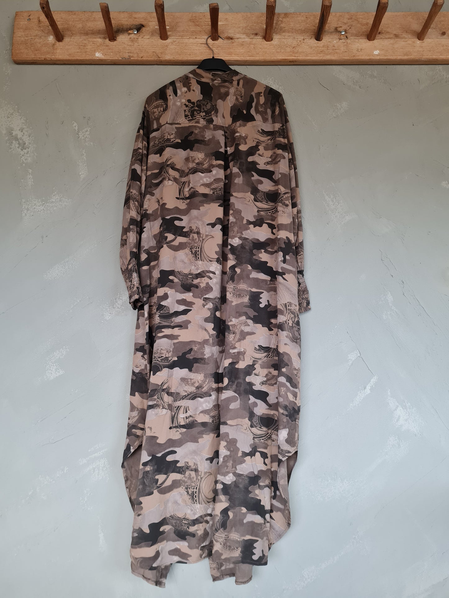 SKJORTKLÄNNING camo brun