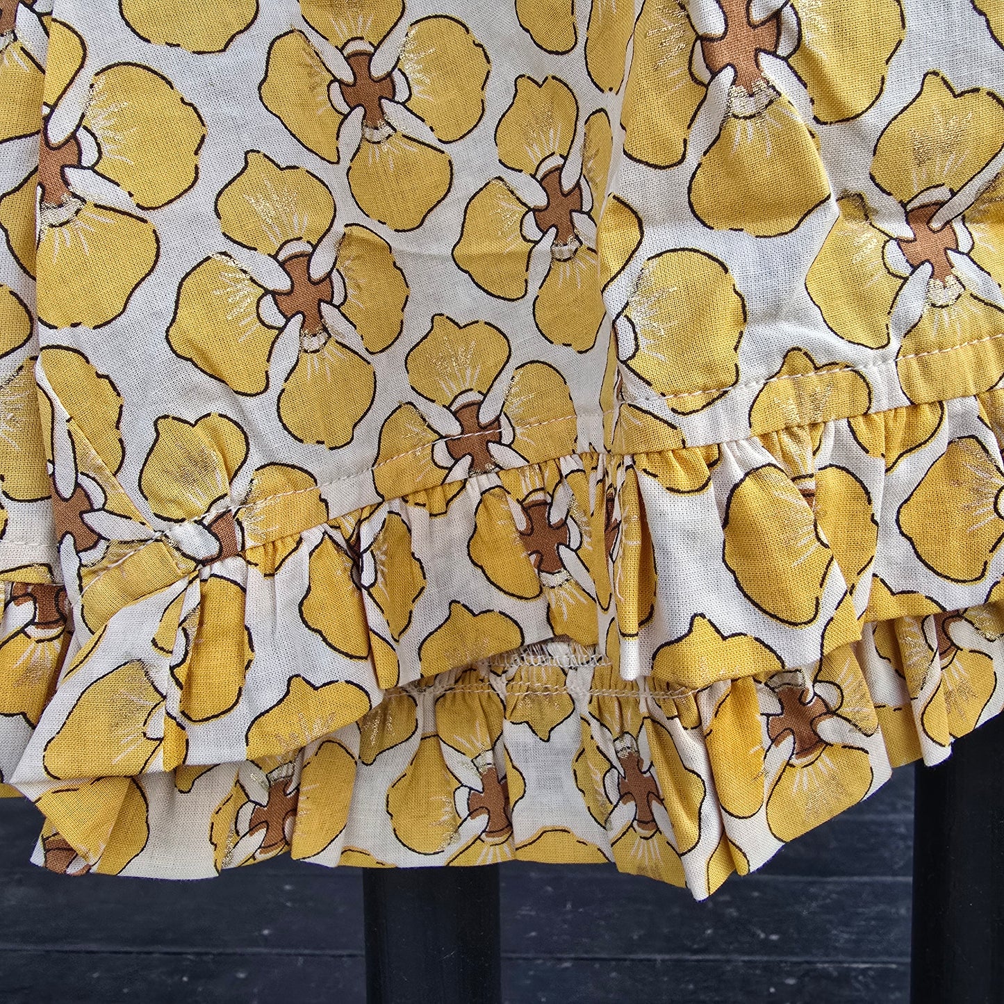 SHORTS Honolulu Flower Yellow