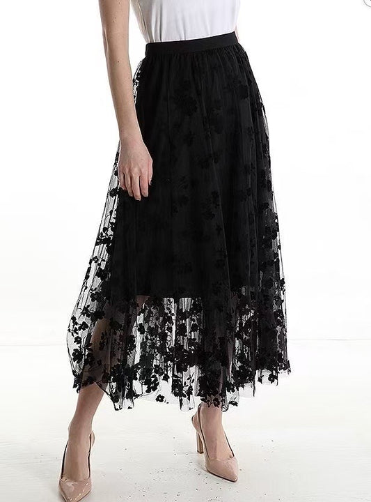 TYLLKJOL Flower Svart