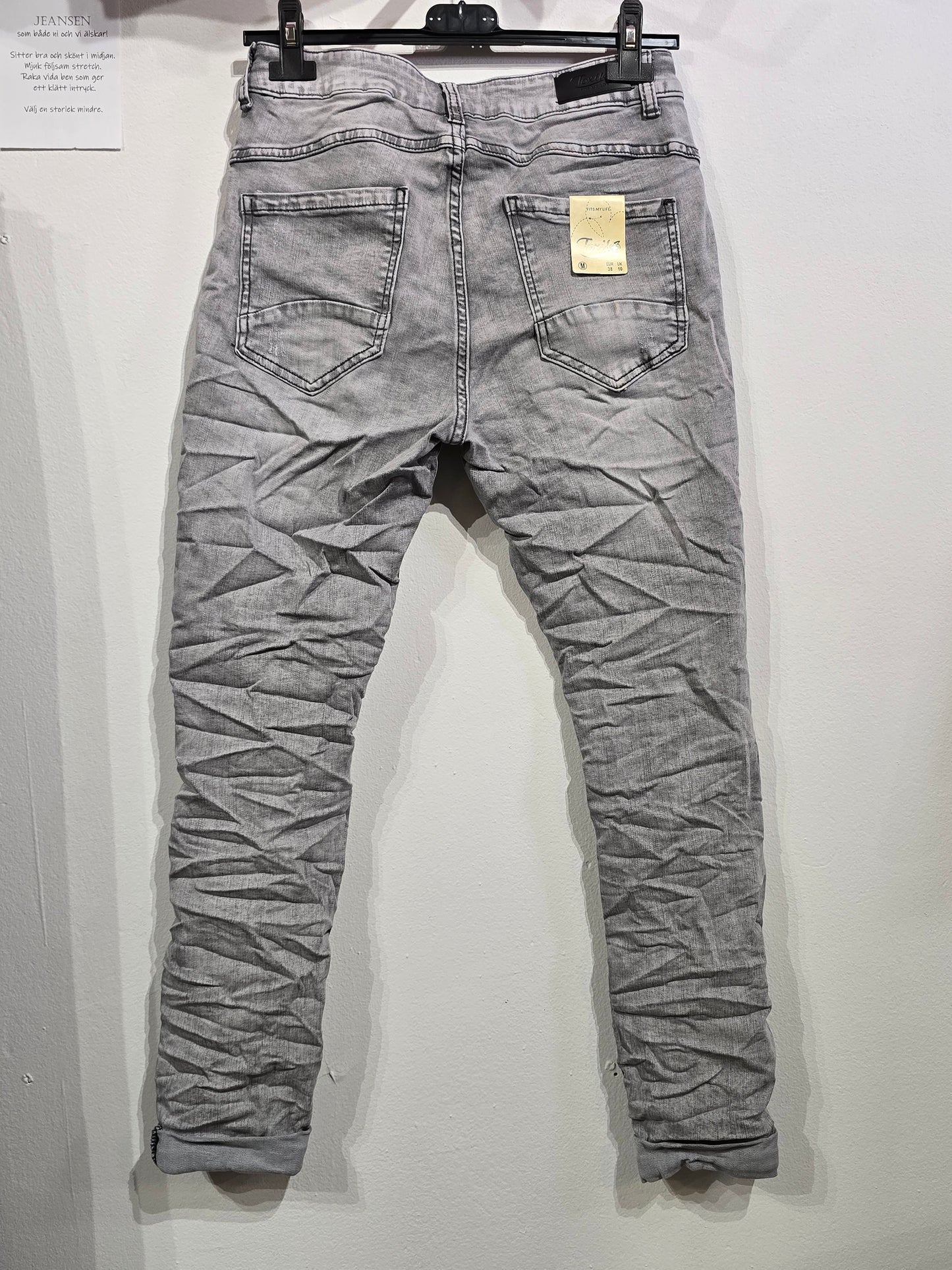 JEANS Knappgylf Ljusgrå Toxik