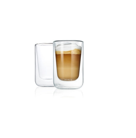 CAPPUCCINOGLAS Dubbelglas Blomus 2-pack