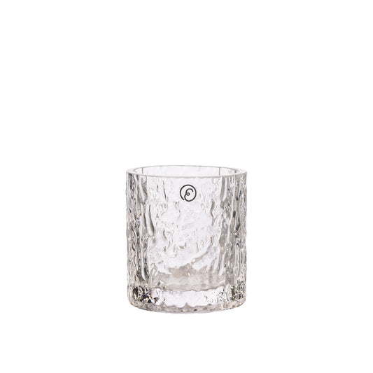 LJUSLYKTA/VAS mönstrat glas Liten ERNST