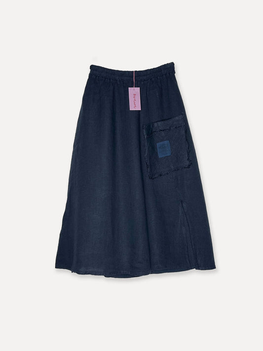 LINNEKJOL Mörk marin