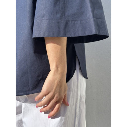 BLUS Mumbai poplin Dark blue
