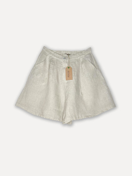 CITYSHORTS Linne Beige