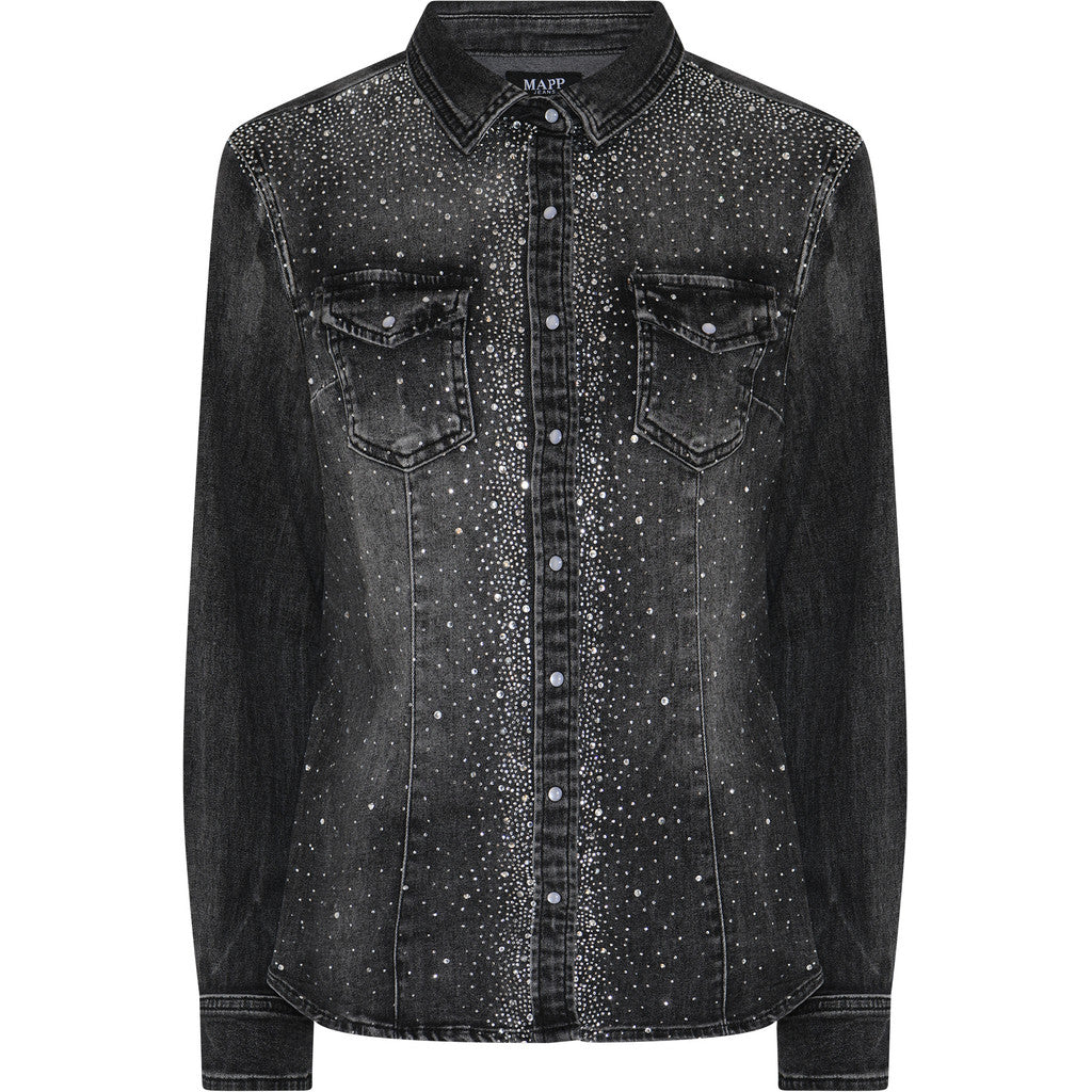 JEANSSKJORTA Svart Diamond