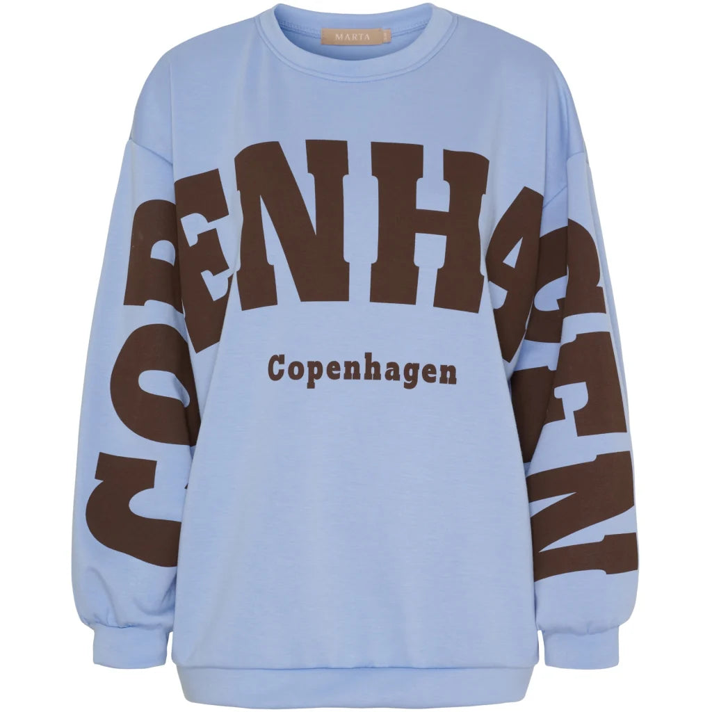 TRÖJA Copenhagen Sky blue/brown