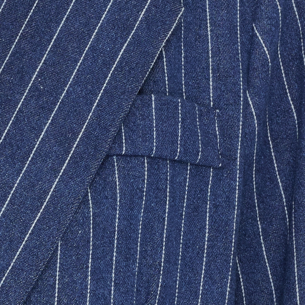 BLAZER Denim Vita ränder
