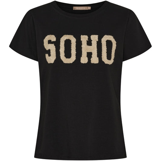 T-SHIRT Svart SOHO