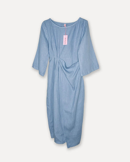 LINNEKLÄNNING Cocktail Denim