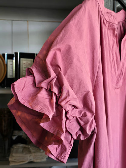 KLÄNNING Ballongärm Rosépeppar