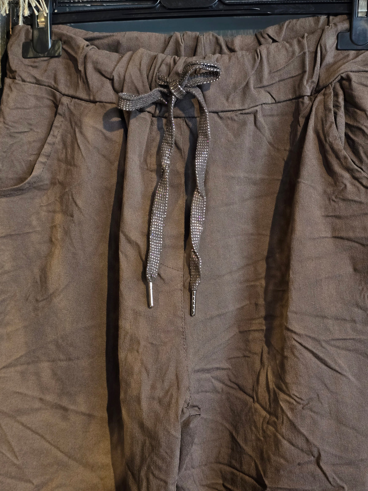 STRETCHBYXA Cozy pants Espresso