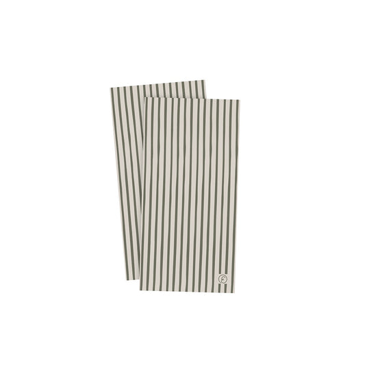 SERVETT Randig Grön/grå ERNST