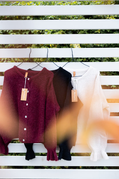 BELLA CARDIGAN Offwhite