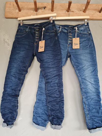 JEANS toxic mellanblå