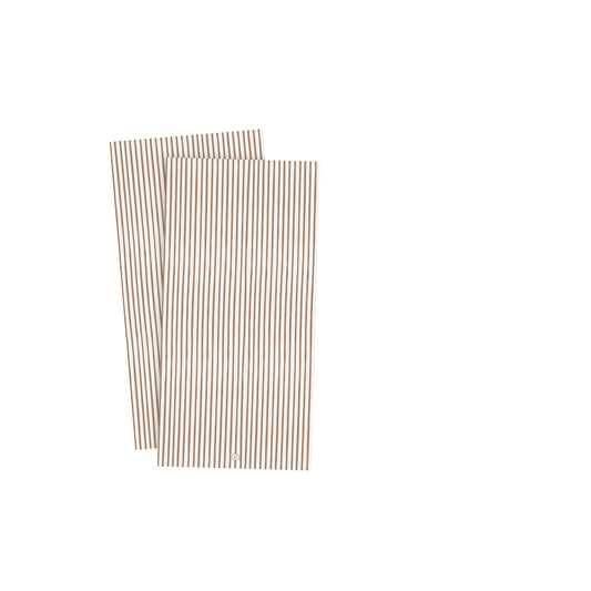 SERVETT Randig Kola/vit ERNST