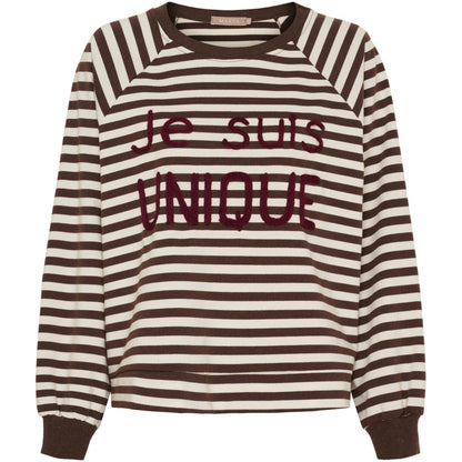 TRÖJA randig Je suis UNIQUE