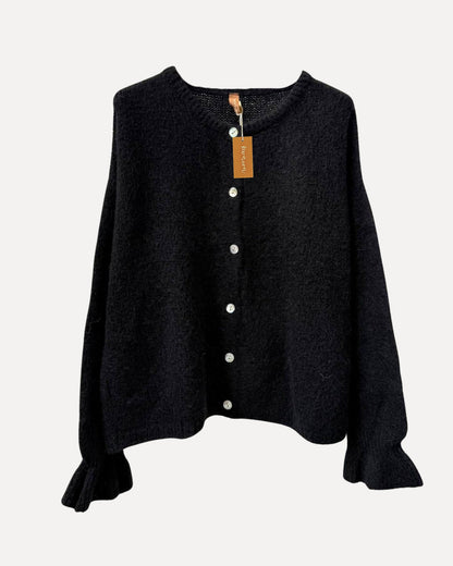 BELLA CARDIGAN Svart