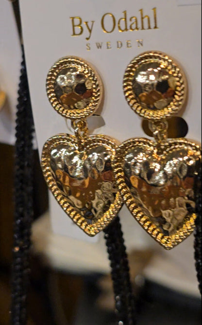 ÖRHÄNGE Hjärta Guld