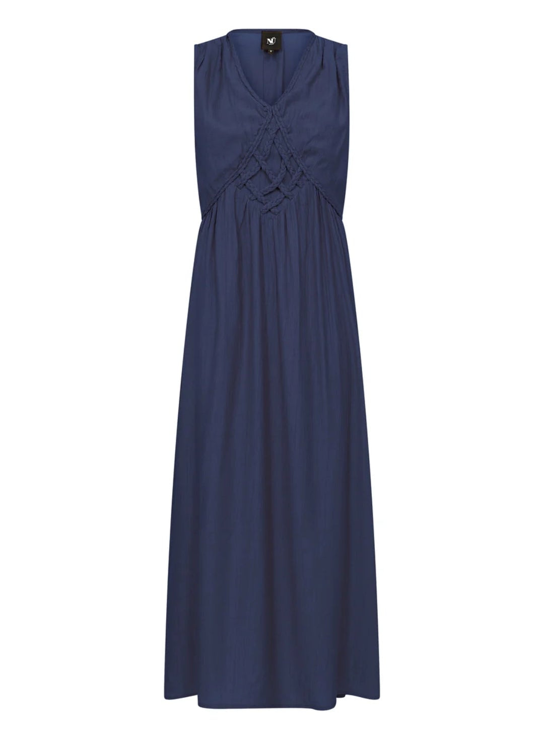 KLÄNNING Dalia Flätad Navy