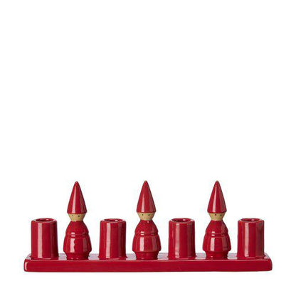 TOMTE LJUSSTAKE Röd