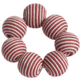 SERVETTRING Röd/vit