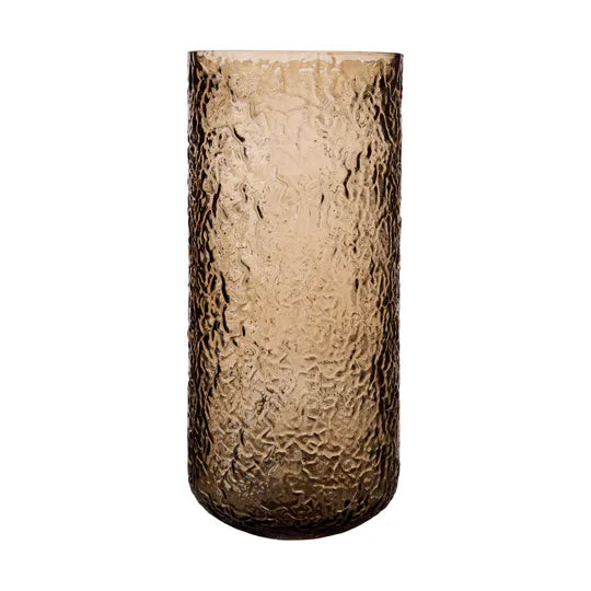 LJUSSTAKE/VAS Bärnsten Glas ERNST 25x11 cm