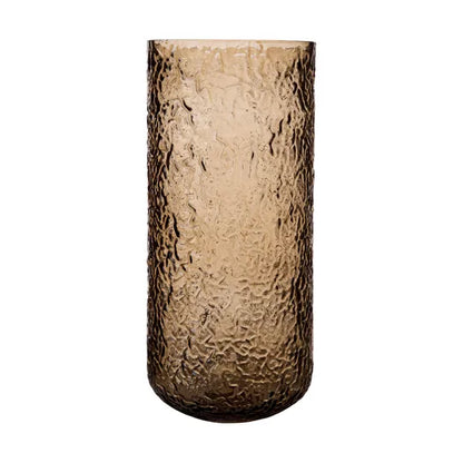 LJUSSTAKE/VAS Bärnsten Glas ERNST 25x11 cm