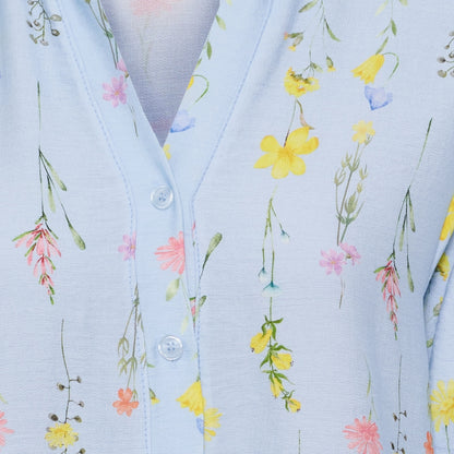 KLÄNNING Lauren Ljusblå blommig