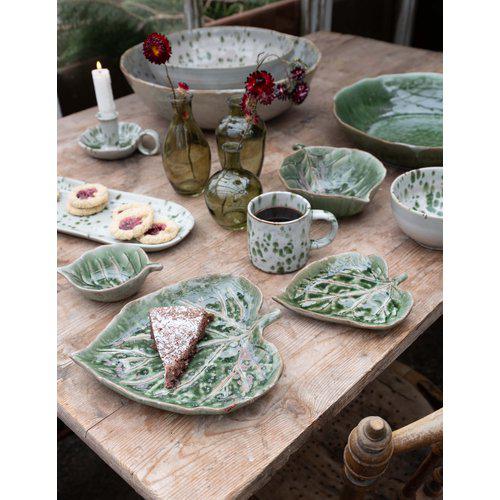 SKÅL Grönmelerad Porslin