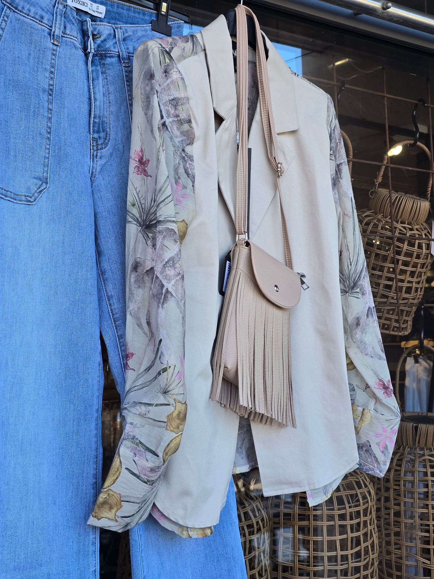 BLAZER Drea Transparanta ärmar & rygg