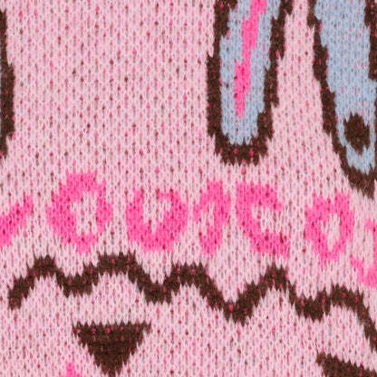 TRÖJA Stickad Rosa/brun