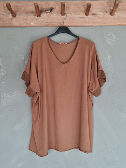T-SHIRT rostbrun