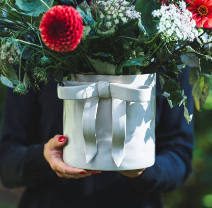 KRUKA Rosett Creme Keramik/stengods (HÄMTAS I BUTIK)