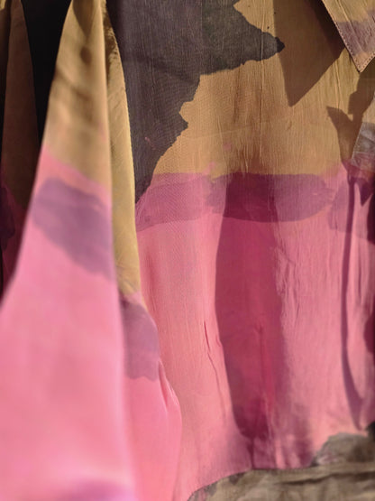 KLÄNNING Dana Rosa/beige/brun