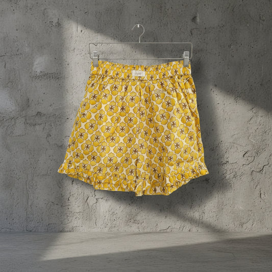 SHORTS Honolulu Flower Yellow