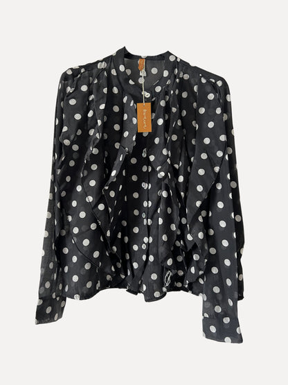 BLUS Dark grey Vita prickar