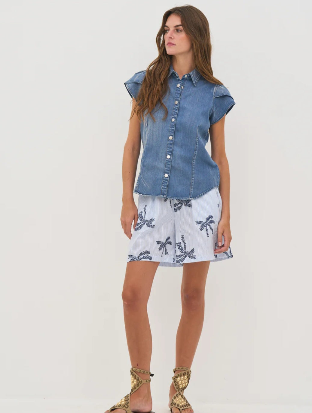 SHORTS Diga Blå Rand