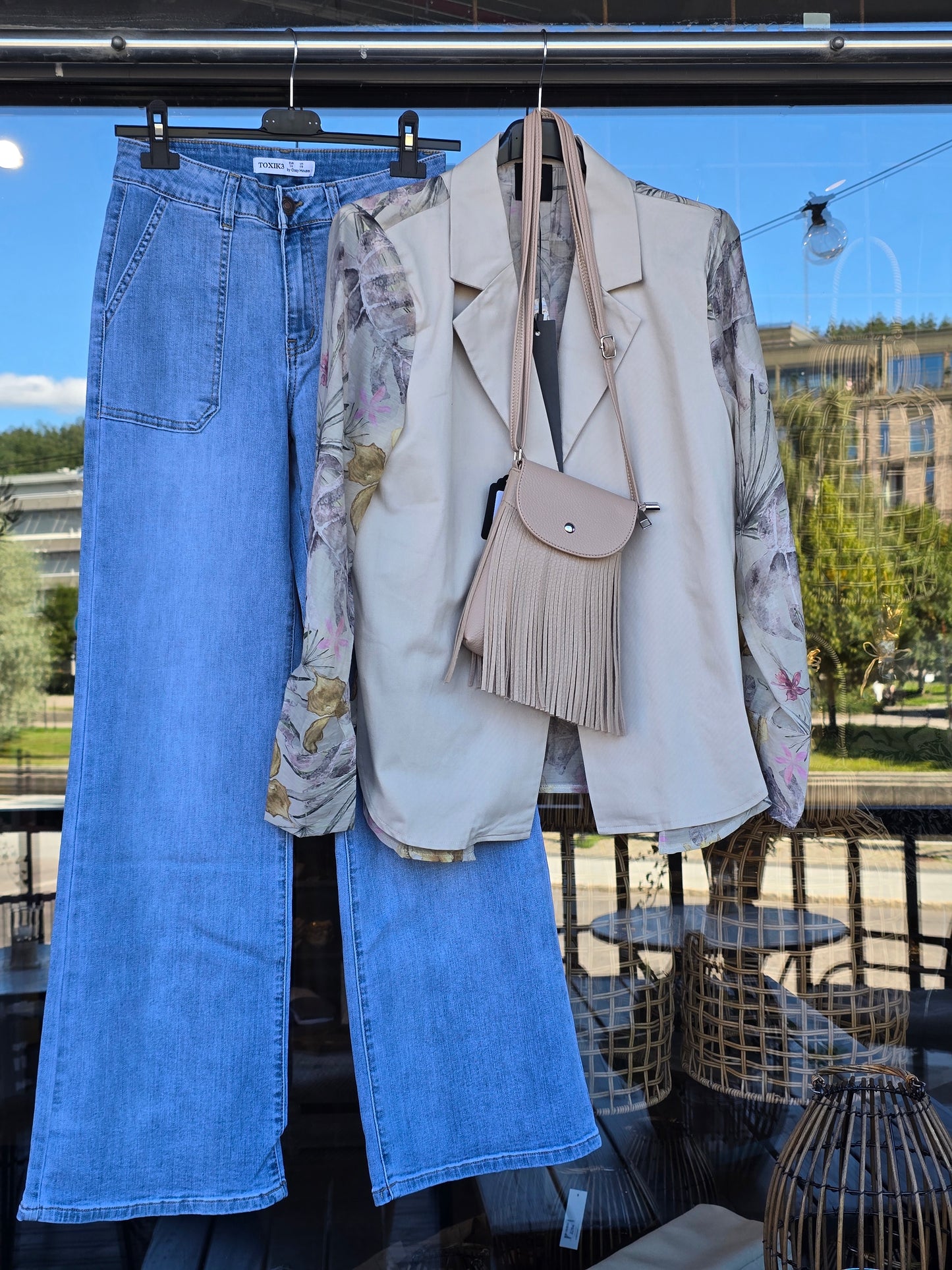 BLAZER Drea Transparanta ärmar & rygg
