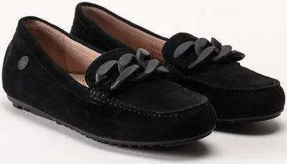 LOAFERS Novita Parma mattsvart länk